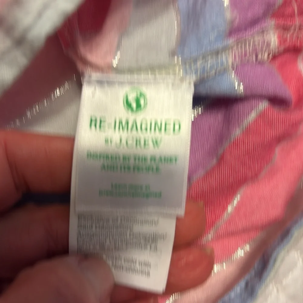 J. Crew Pink‎ and Blue Striped Blouse, Medium